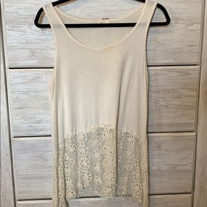 Cream Blouse Tank